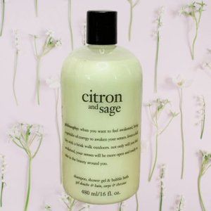 Philosophy Women's Shampoo, Shower Gel and Bubble Bath - Citron and Sage, 16 oz
